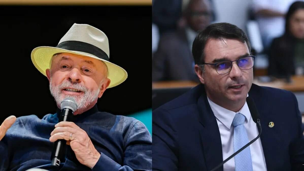 Lula adota estratégia para aumentar rejeição a Flávio e diz que o adversário fará "tesouraço" em programas sociais