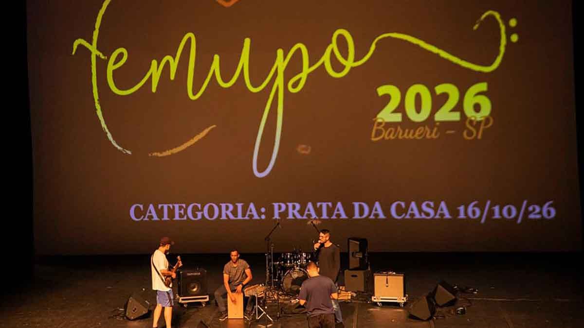Femupo começa hoje (16) com noites de música autoral em Barueri
