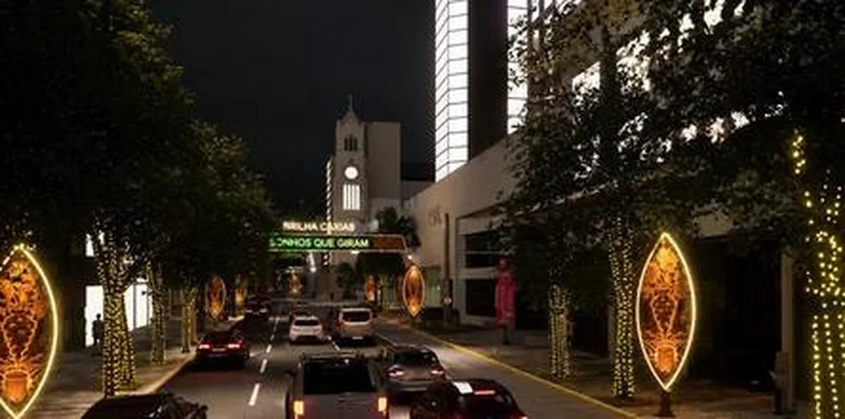 Como vai ficar a decoração de Natal da Rua Sinimbu, em Caxias do Sul