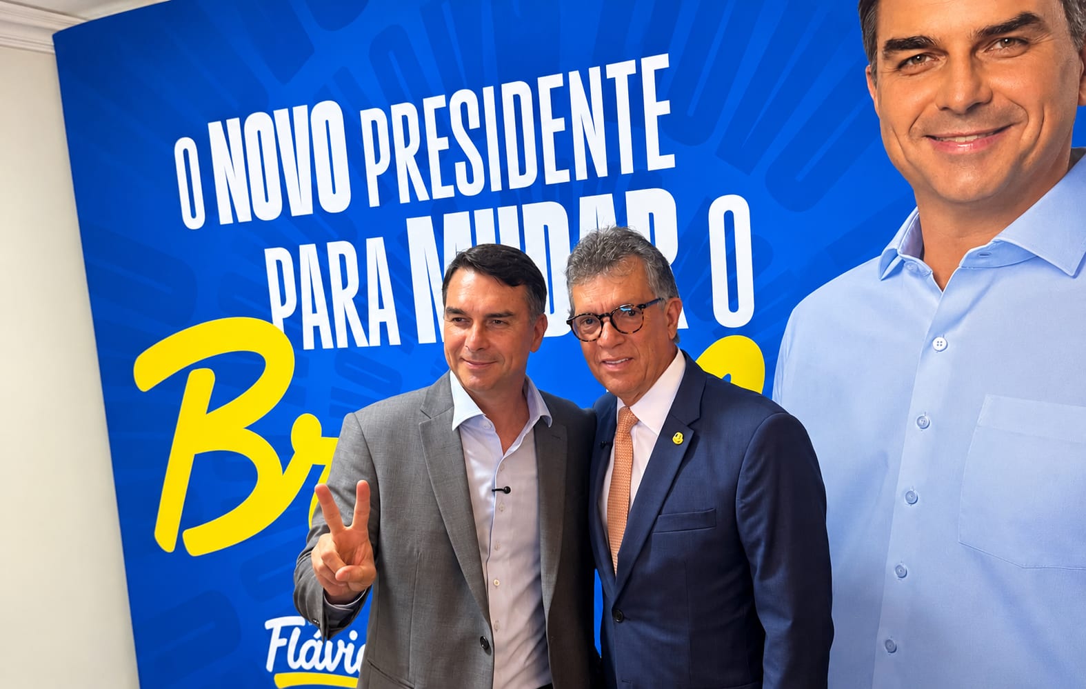 Laércio destaca propostas de Flávio Bolsonaro para a geração de empregos