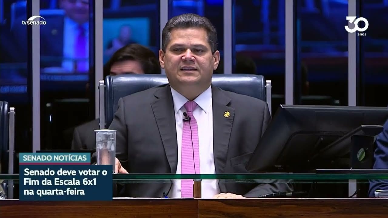 Vídeo: Fim da Escala 6x1: Davi Alcolumbre confirma votação nesta quarta