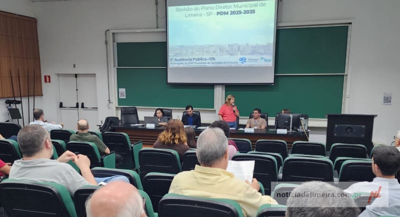 Limeira amplia macrozona urbana em 7,77% na 5ª audiência do Plano Diretor
