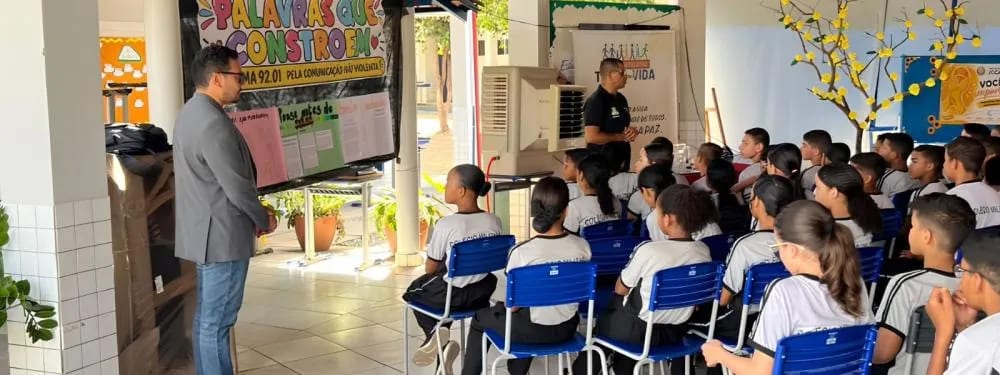 MPTO leva cultura de paz a escolas e universidades de Dianópolis