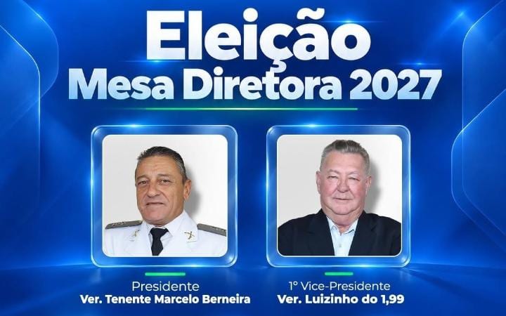 Tenente Marcelo Berneira é eleito presidente da Câmara de Tramandaí para 2027
