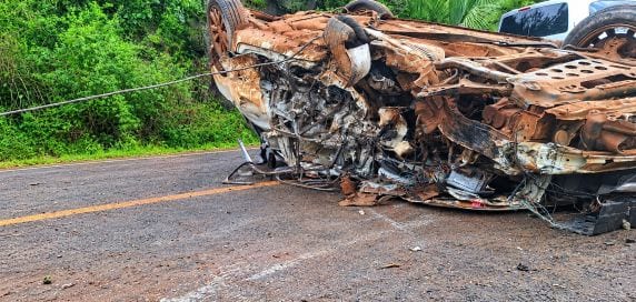 Colisão na ERS-514 deixa um morto e seis pessoas feridas entre Ijuí e Ajuricaba