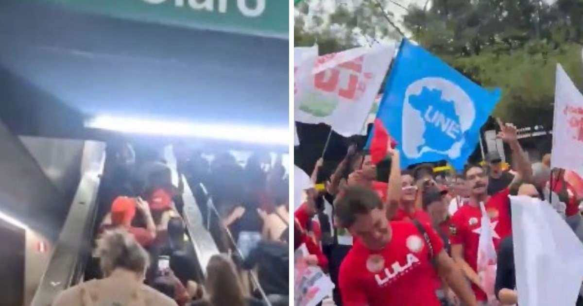 Apoiadores de Lula lotam a Avenida Paulista em ato neste domingo