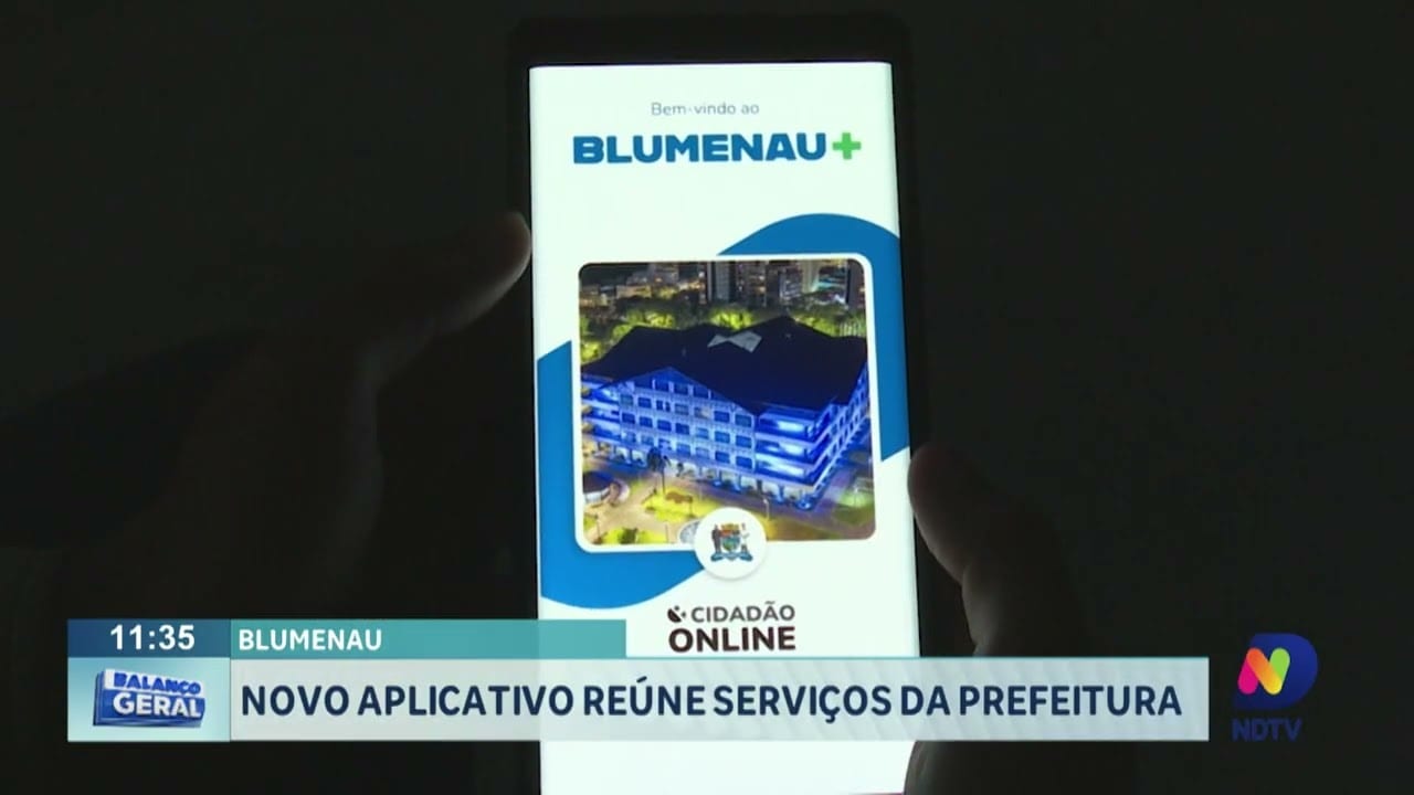 Blumenau: novo aplicativo reúne serviços da Prefeitura.