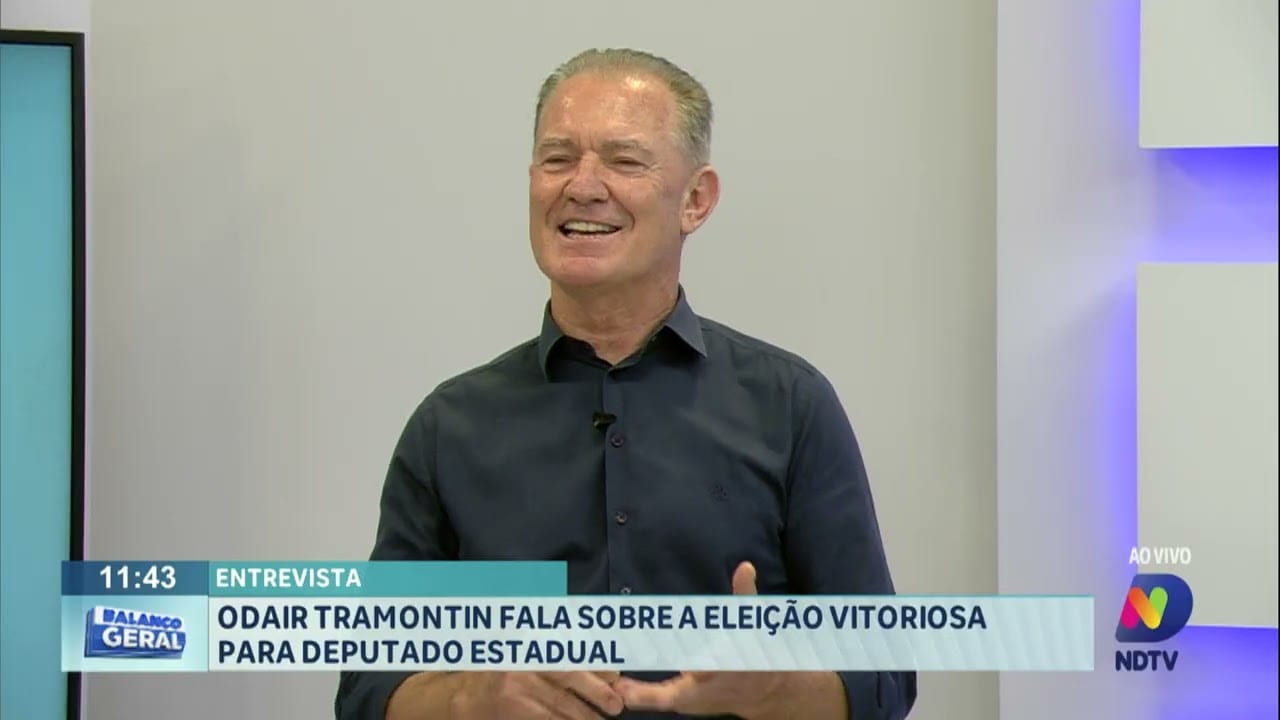 Odair Tramontin fala sobre a eleição vitoriosa para deputado federal