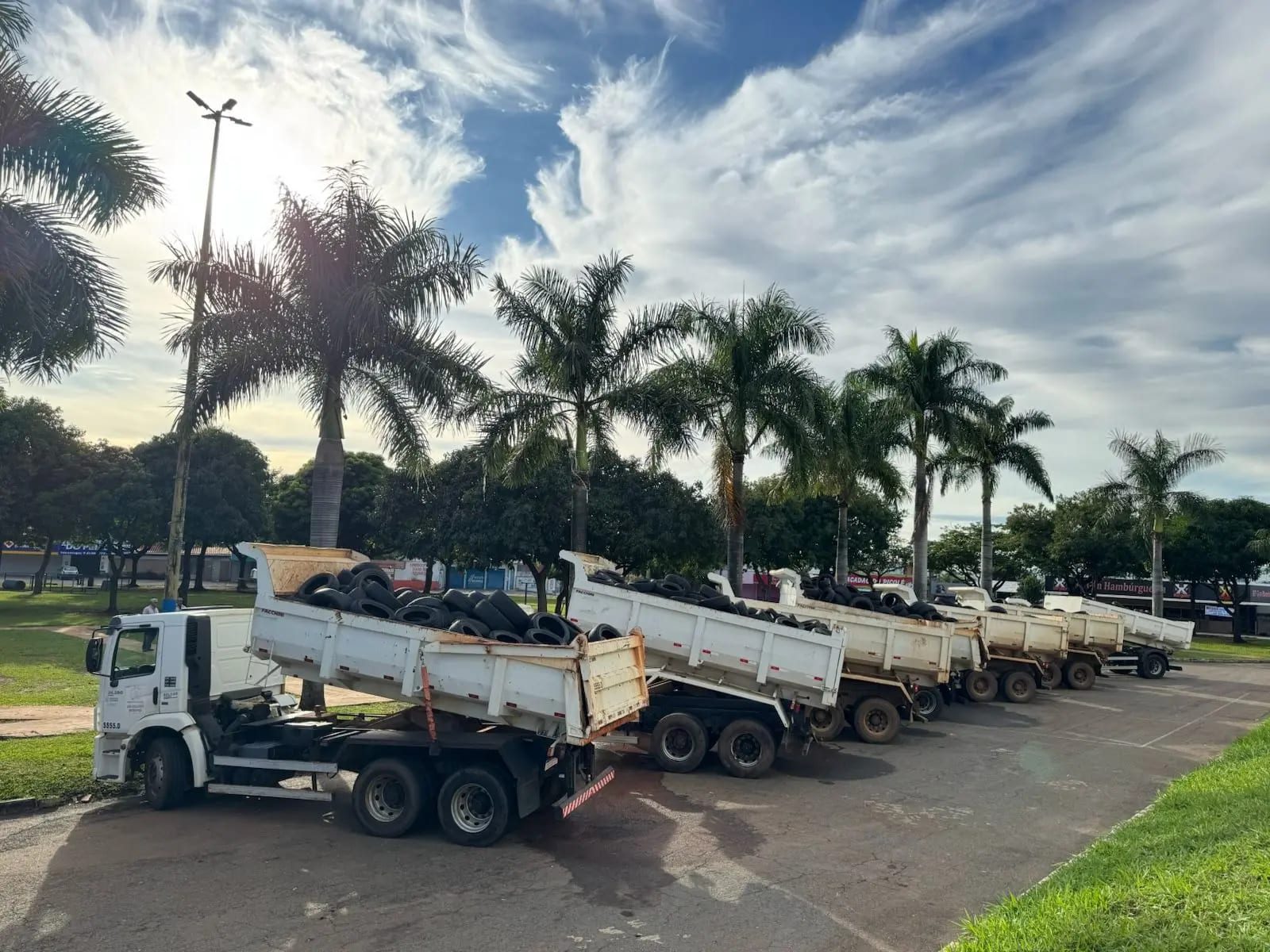 Prefeitura inicia mutirão gratuito para recolhimento de pneus em quatro regiões de Goiânia