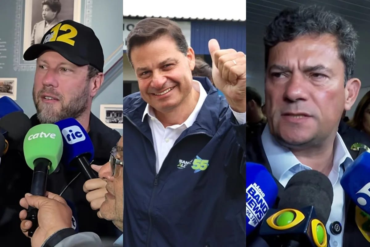 Moro, Requião e Sandro Alex votaram no Paraná; 4/10 foi o dia das urnas