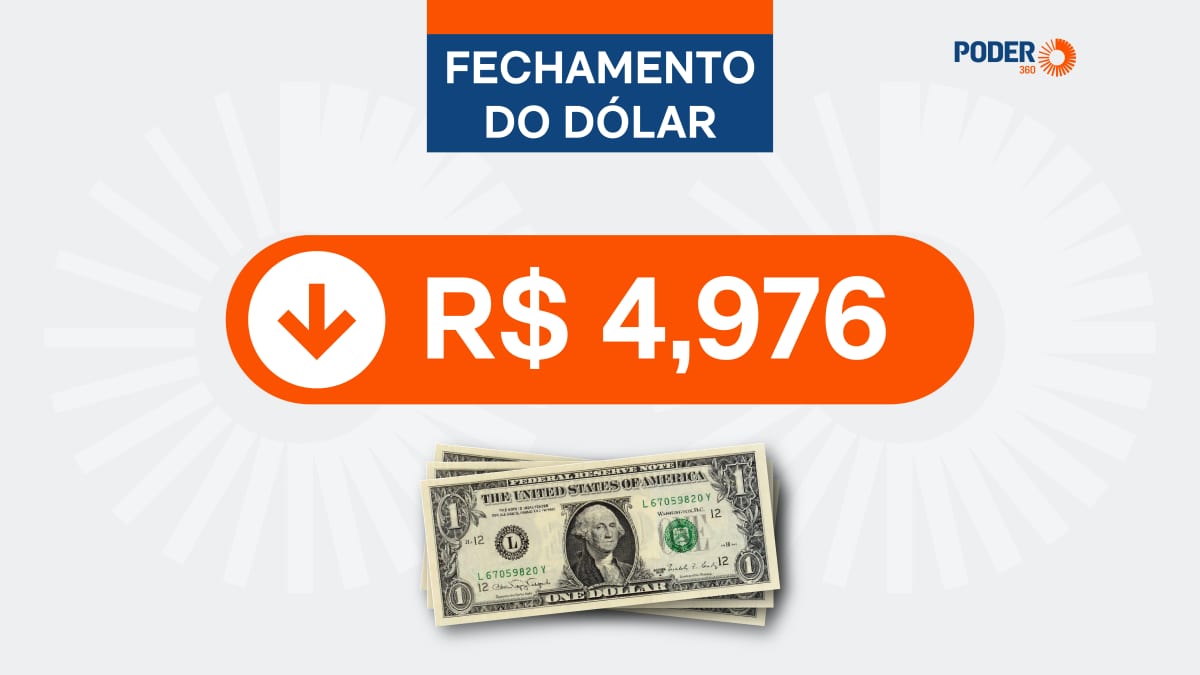 Dólar cai 0,51% e fecha a R$ 4,976; Ibovespa recua 0,53%