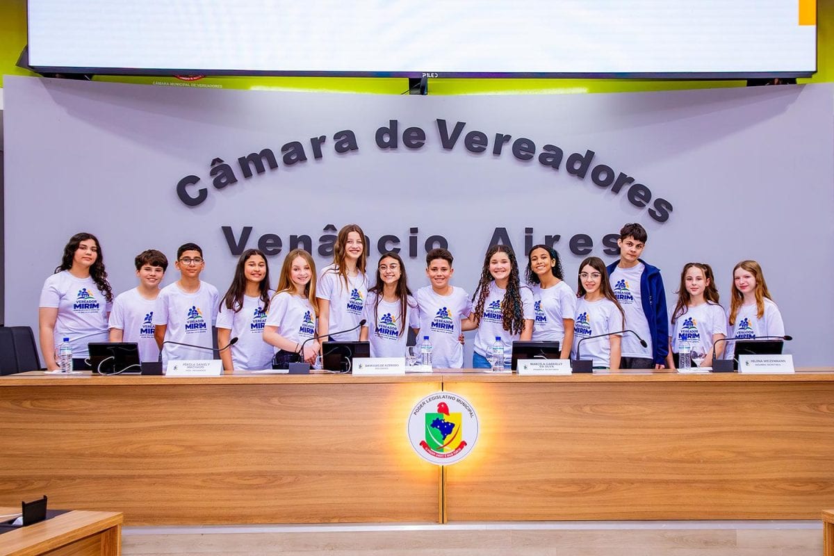 Vereadores mirins apresentam propostas para o uso responsável da tecnologia e melhorias nas escolas de Venâncio Aires