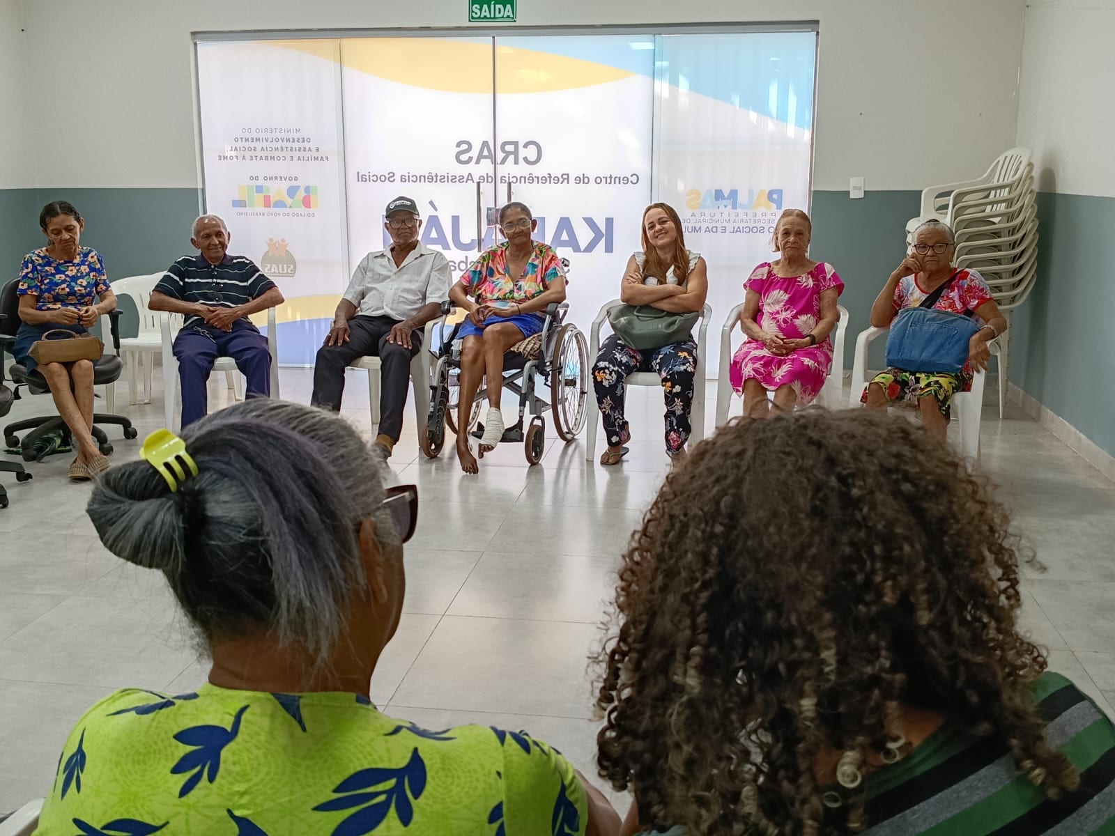 Cras Karajá II aborda saúde mental com pessoas idosas