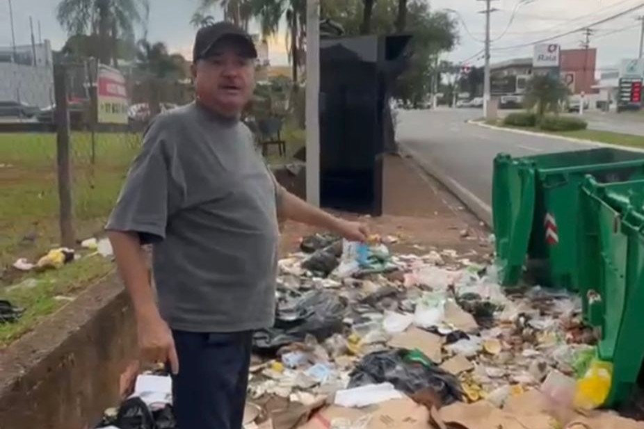 Vereador cobra limpeza de lixo na av. da Saudade e Carioba