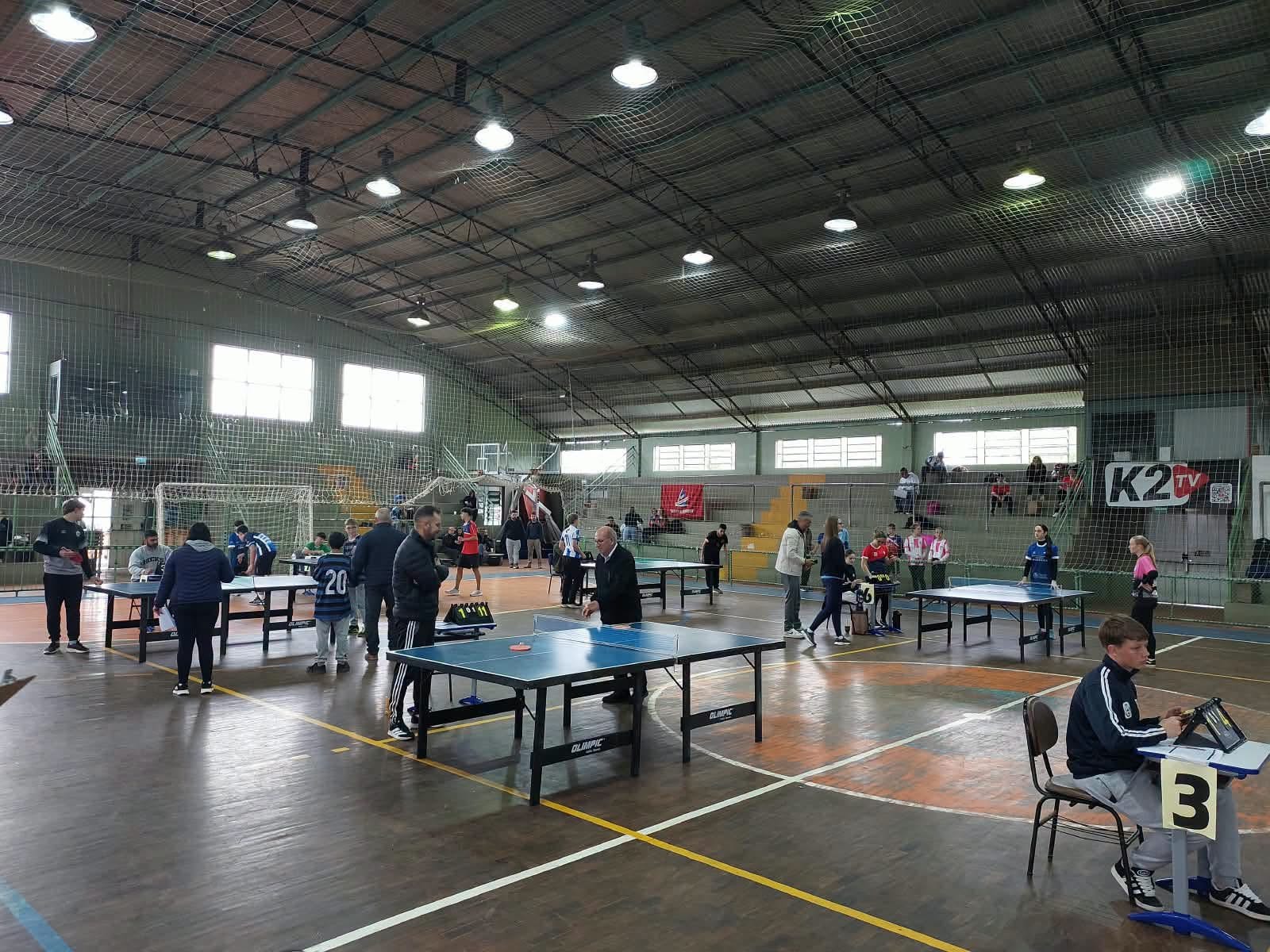Torneio Escolar da Integração reúne 104 alunos em competição de tênis de mesa em Canguçu
