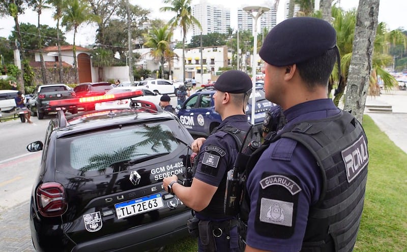 Guarujá registra queda de 44% em roubos entre junho de 2025 e junho de 2026
