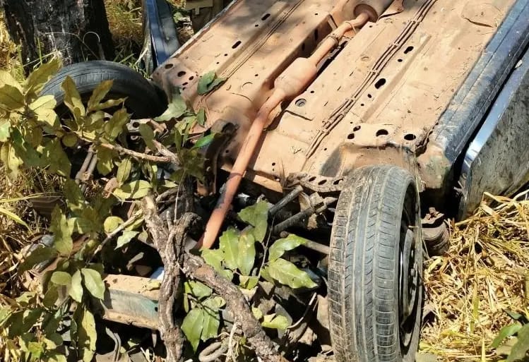 Capotamento deixa três mortos na BR-070, próximo à divisa entre Goiás e DF