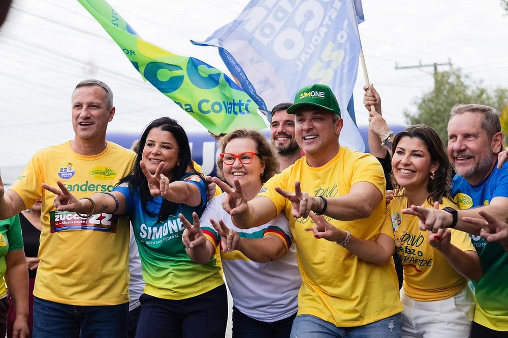 Simone Dutra reuniu principais lideranças do RS no primeiro ato em São Leopoldo