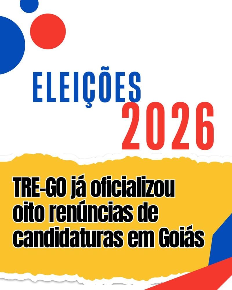 TRE-GO já oficializou oito renúncias a candidaturas proporcionais em Goiás