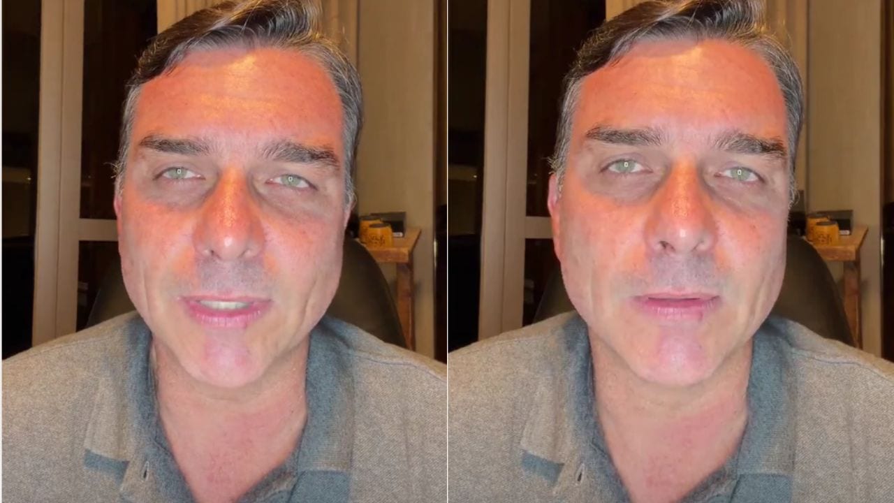 Nos EUA, Flávio fala em disputar eleição antes de 2030
