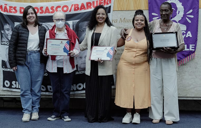 Câmara lamenta a morte de Dona Zilda, ganhadora da 1ª edição do Prêmio Marielle Franco