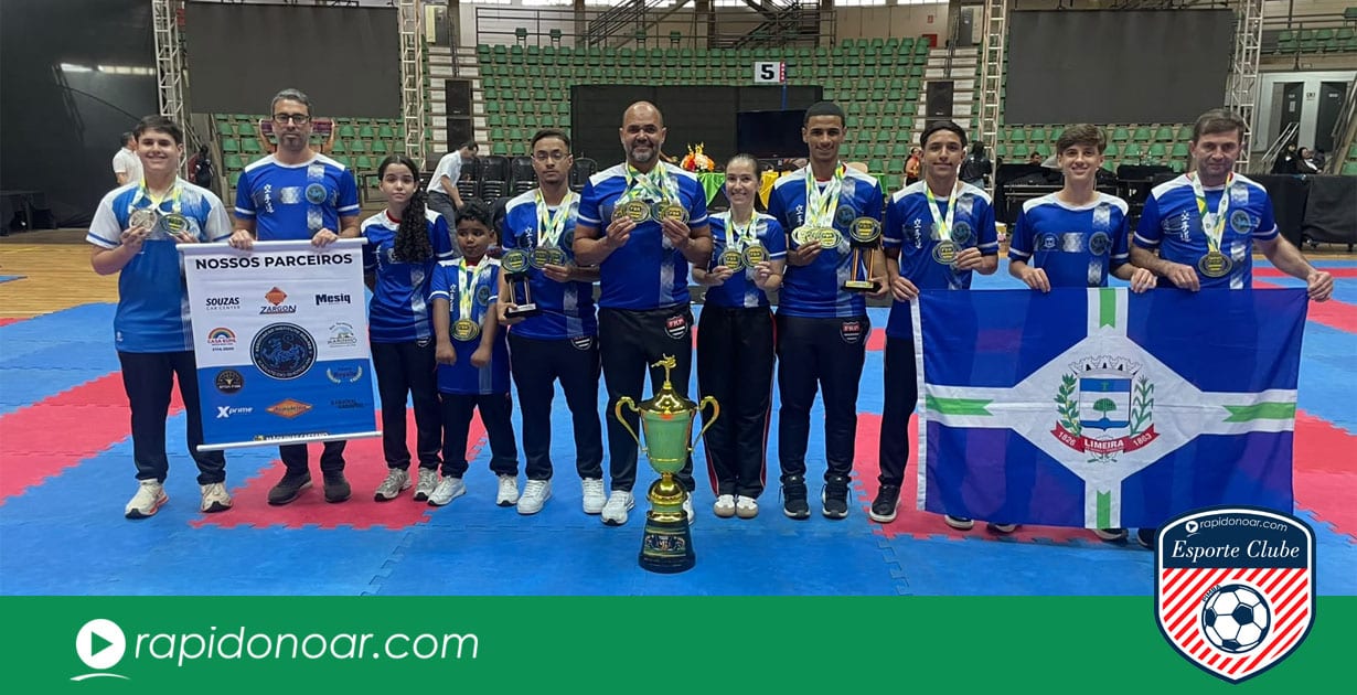Limeirenses defendem a Seleção Paulista de Karatê