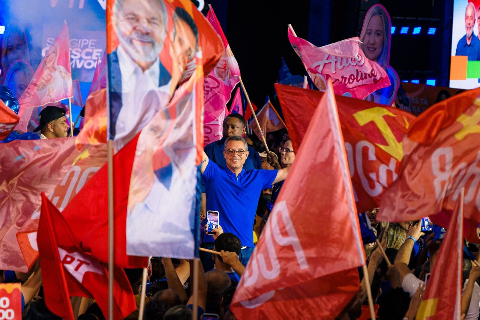 Fábio Mitidieri chega à maior convenção da história de Sergipe