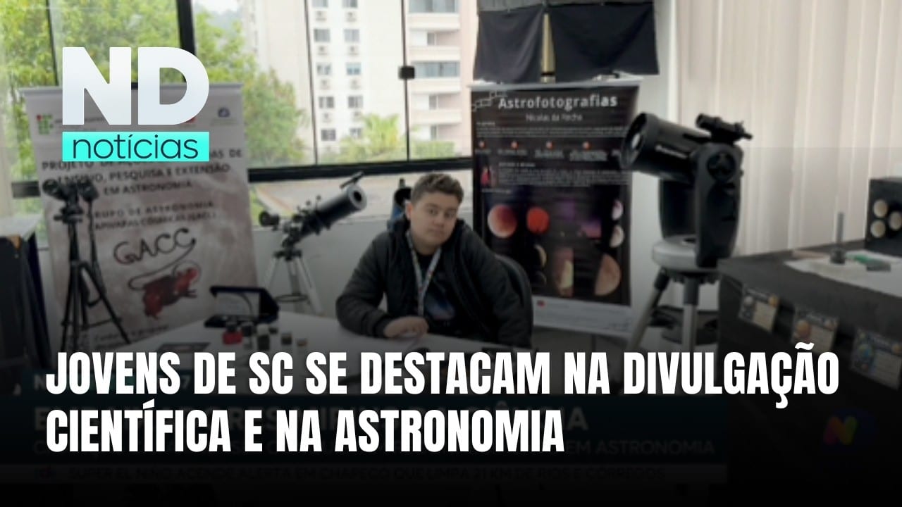Adolescentes de SC são escolhidos embaixadores mirins da ciência no Brasil