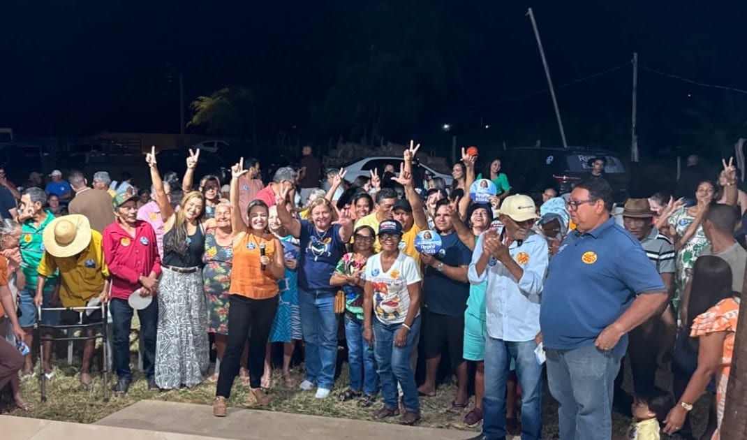 Regina da Saúde (Podemos) recebeu apoio de agricultores em Petrolina