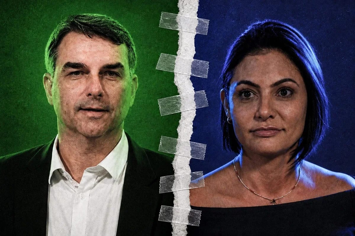 Michelle Bolsonaro pede voto para Flávio Bolsonaro em evento no DF