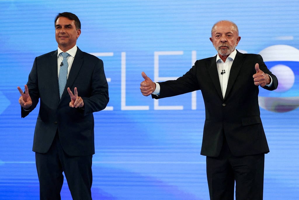 Debate na Globo: Lula x Flávio Bolsonaro bate recorde de audiência, chega a 30 pontos e supera novela das nove