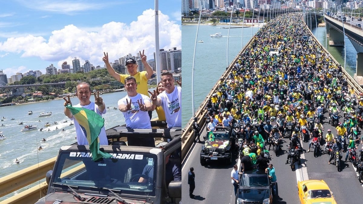 Jorginho: “Nunca foi visto” motociata como a de Florianópolis
