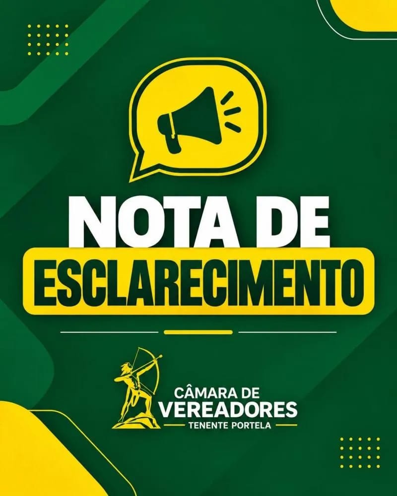Câmara de Tenente Portela esclarece posicionamento sobre críticas a radialista