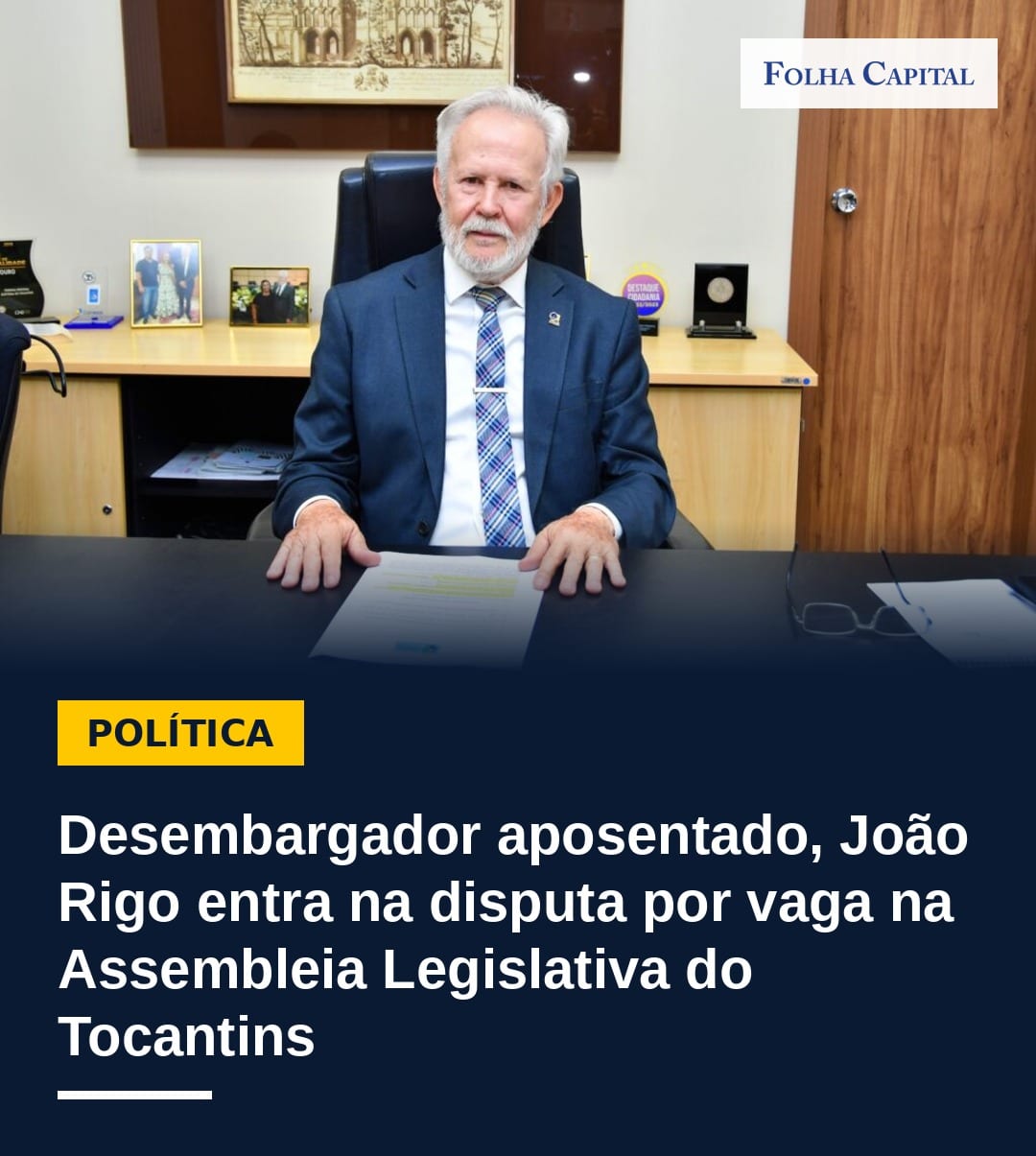 João Rigo, desembargador aposentado, disputa Assembleia pelo Republicanos