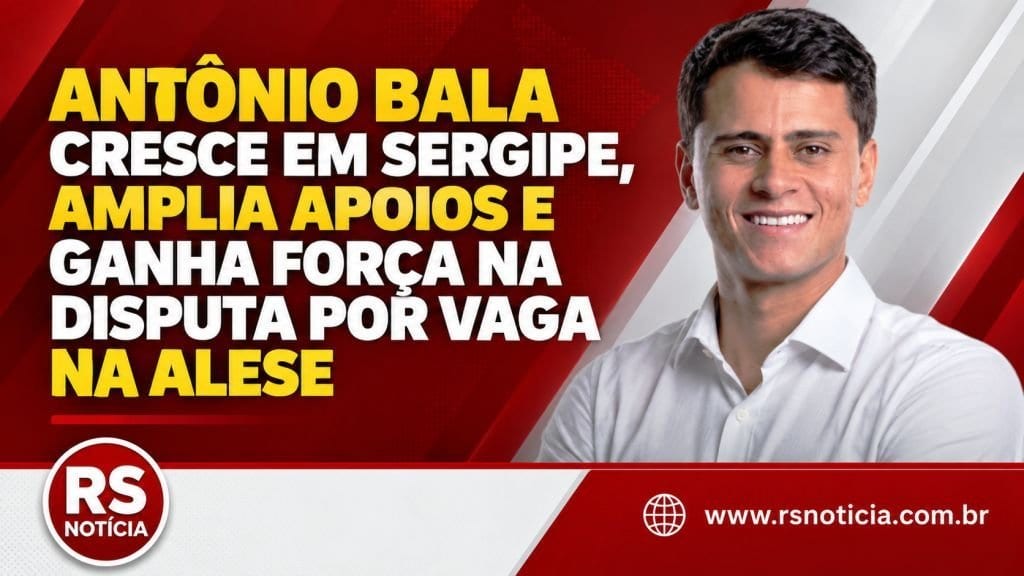 Antônio Bala (MDB) sobe nas pesquisas e avança no interior de Sergipe