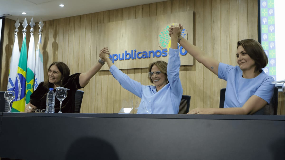 Damares e Michelle celebram aproximação entre Republicanos e PL no DF