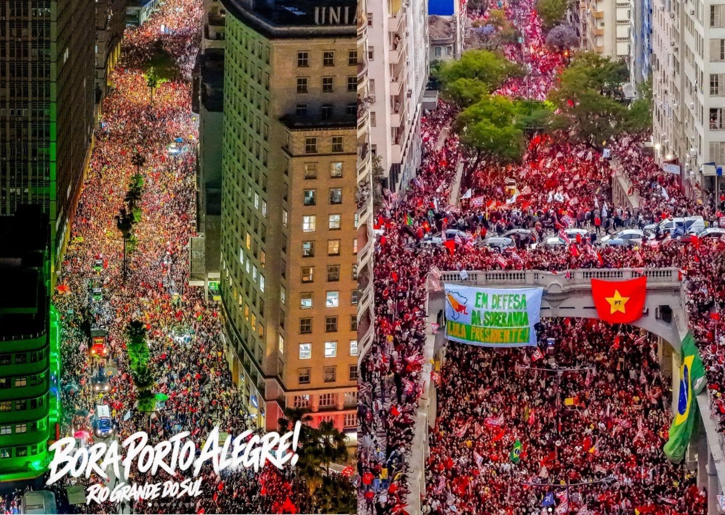 Lula diz em Porto Alegre que RS “não é de direita” e entregará autorização ao TSE
