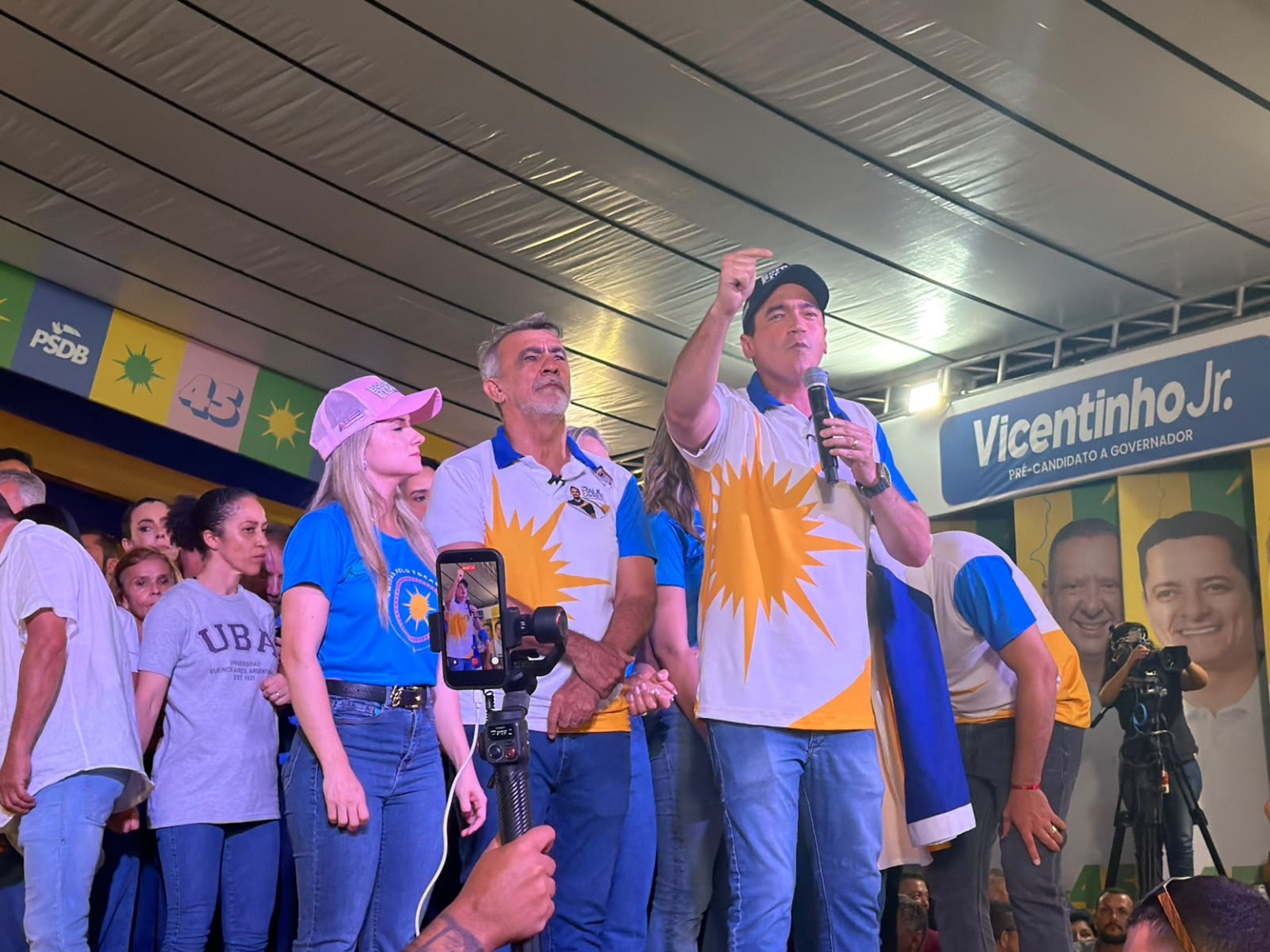 Guimarães é único candidato ao Senado na chapa e promete 'fazer o Tocantins acontecer'
