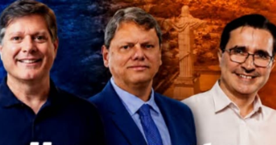 Tarcísio e Baleia Rossi vistoriam Represa de Duas Pontes em Amparo