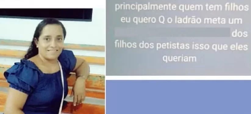 Professora é afastada após incentivar violência sexual a filhos de eleitores de Lula