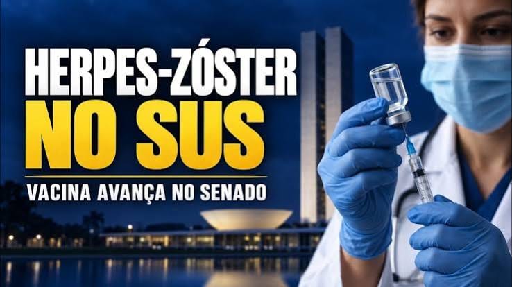 Senado aprova avanço de projeto que amplia vacinação contra herpes-zóster pelo SUS