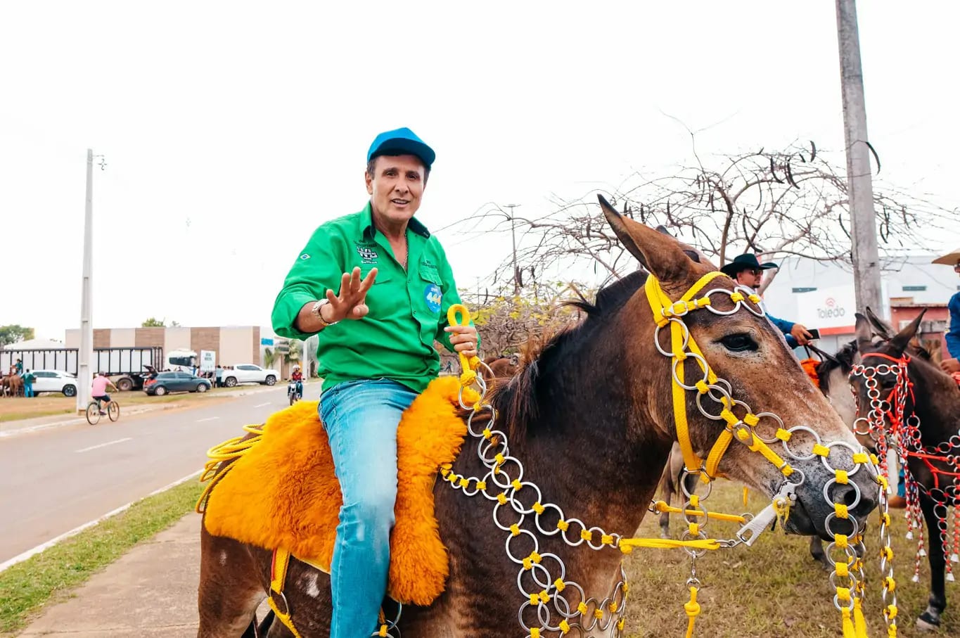 Gaguim participou de cavalgadas em Nova Olinda e Monte Santo