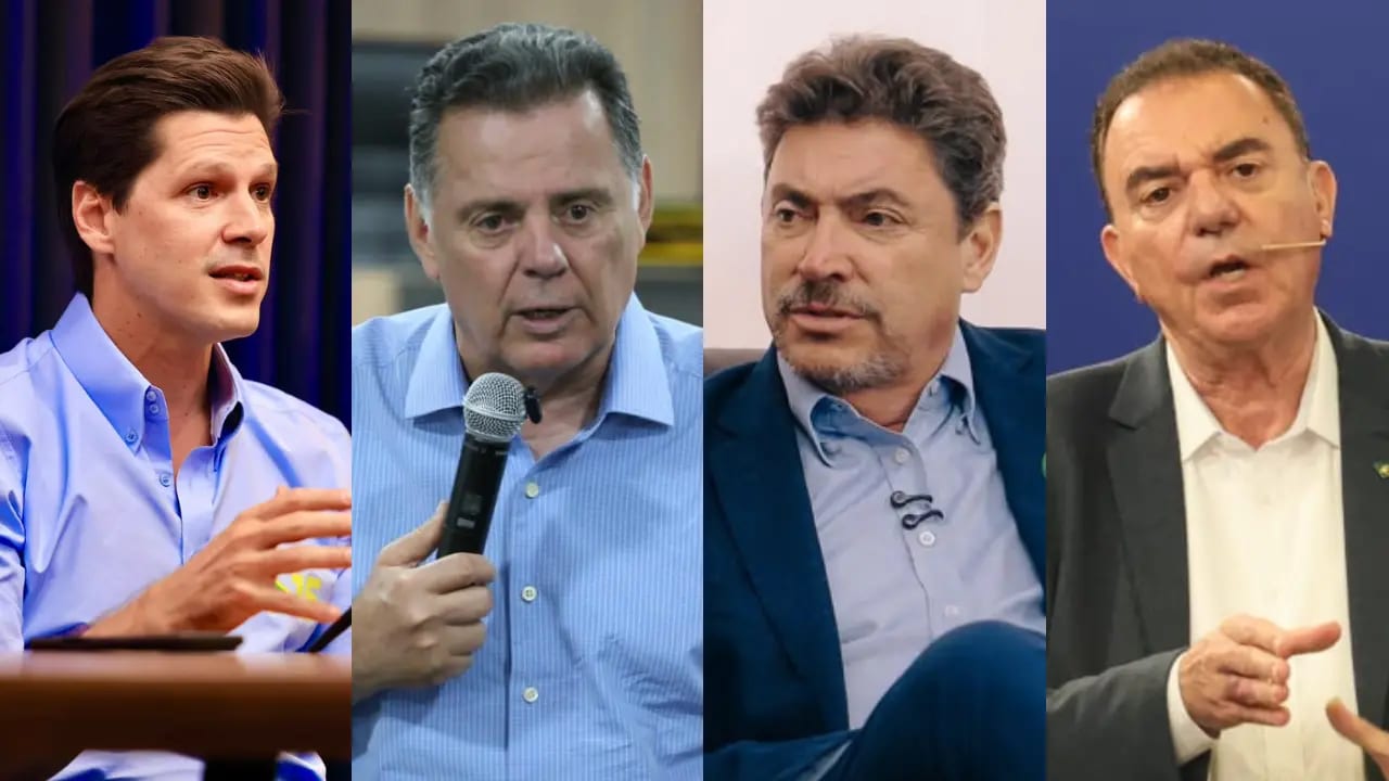 Candidatos ao governo de Goiás fazem agendas de rua neste fim de semana