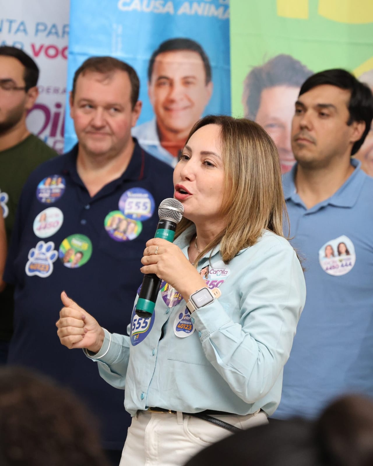 Camila Rosa reúne gestores de Aparecida para fortalecer candidatura a deputada federal