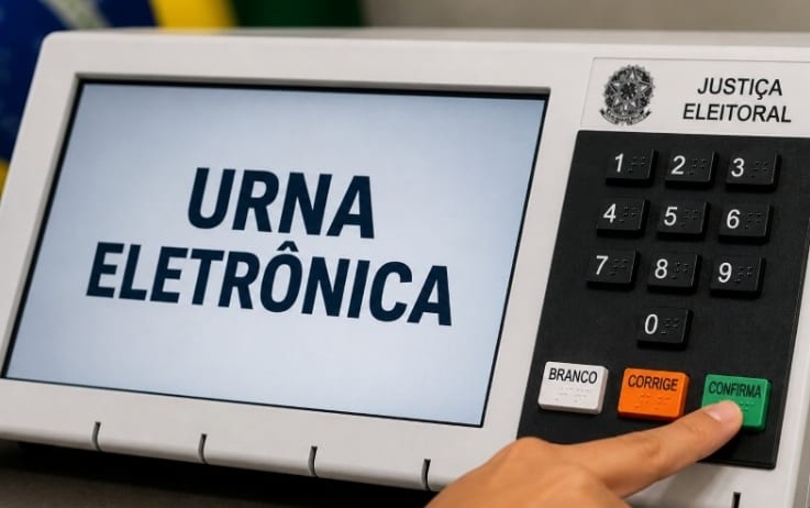 Urna eletrônica precisou ser reiniciada em local de votação de Votuporanga; chuvas e falhas pontuais também provocaram t