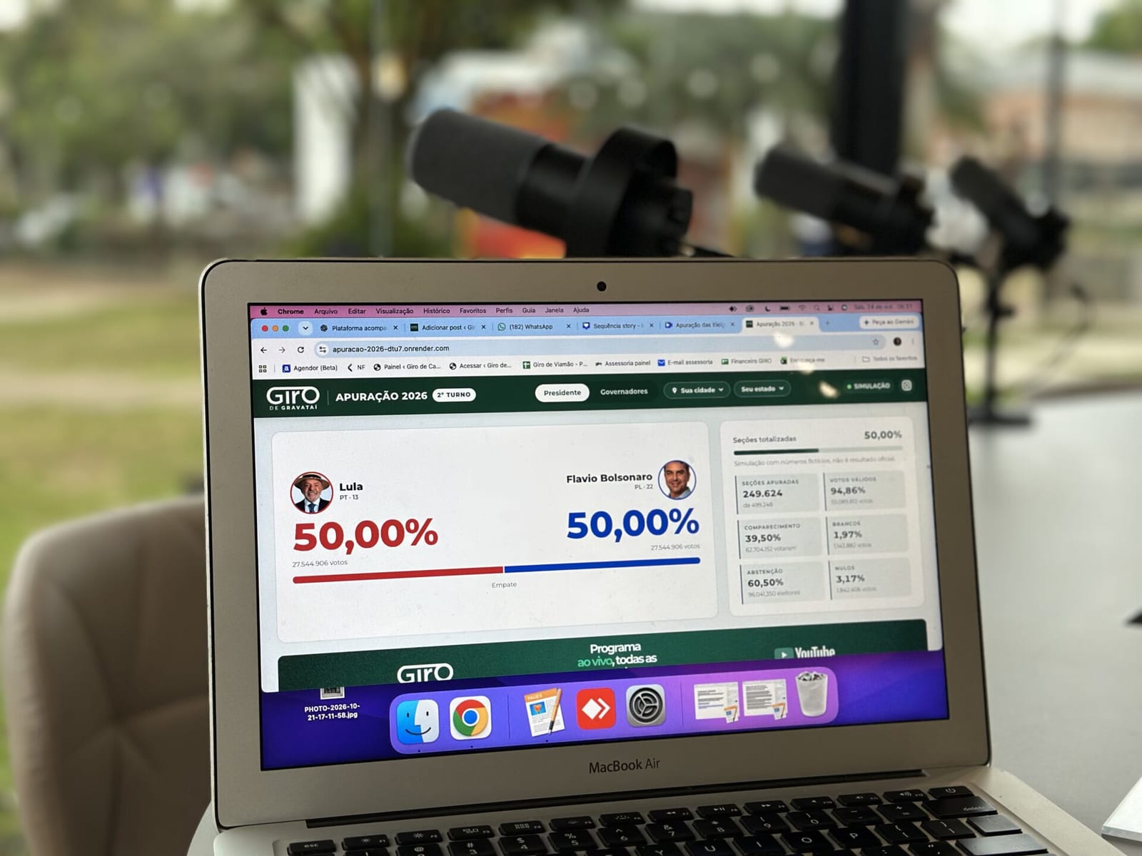 Eleições 2026: Giro de Gravataí terá plataforma exclusiva para acompanhar apuração dos votos em tempo real
