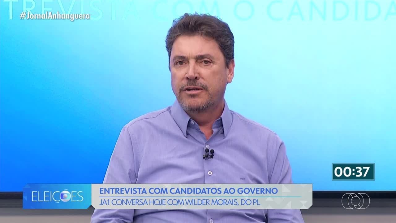 Wilder Morais (PL) deu entrevista ao Jornal Anhanguera; íntegra tem 32 minutos