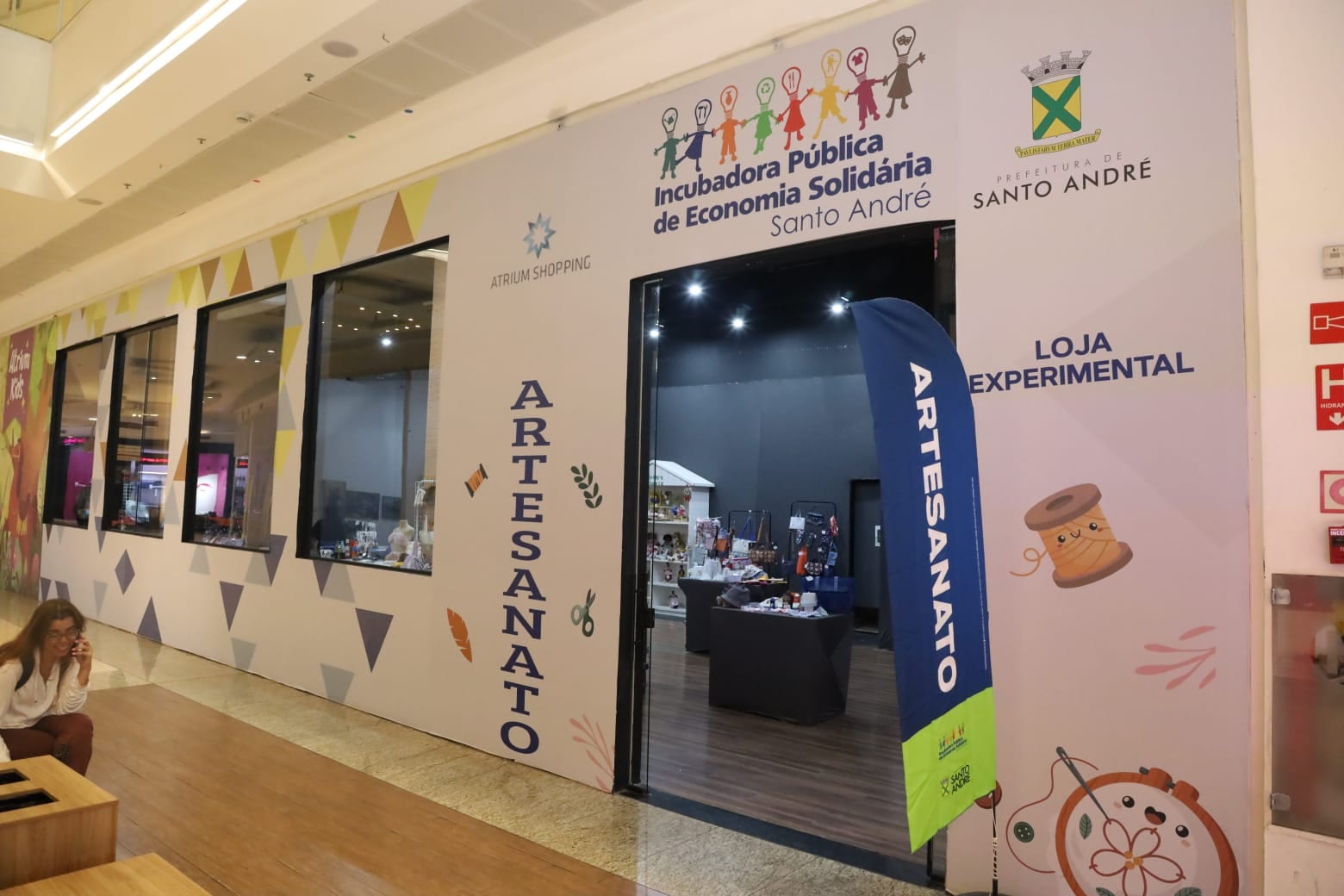 Loja experimental da Incubadora de Santo André completa 10 anos no Atrium