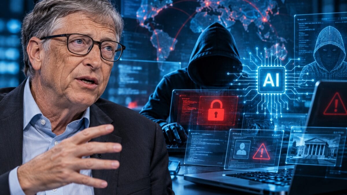 Bill Gates alerta para onda de ciberataques com inteligência artificial em 2027