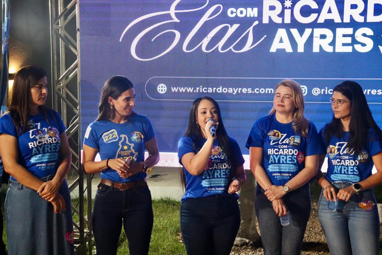 Representando Atos Gomes, Paulanne Barbosa participa do “Elas com Ricardo Ayres” em Palmas